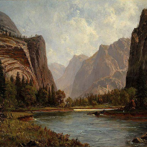 Gates of the Yosemite - by Albert Bierstadt